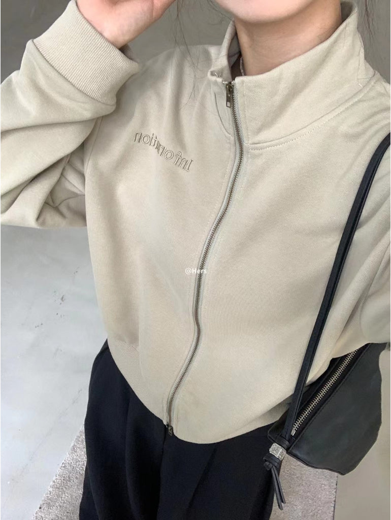 HERS>簡約棒球外套 8041#