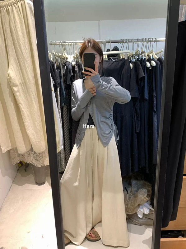 HERS> 涼感薄棉設計感防曬衫 20964#