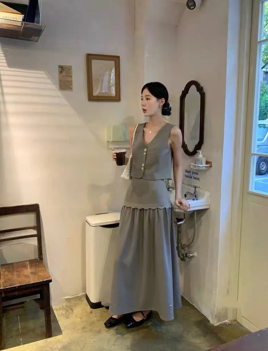 NENE> 老錢風雲朵氣質套裝 5983#