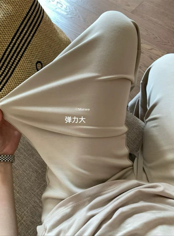 METWO> 防曬莫代爾休閒褲 8748#