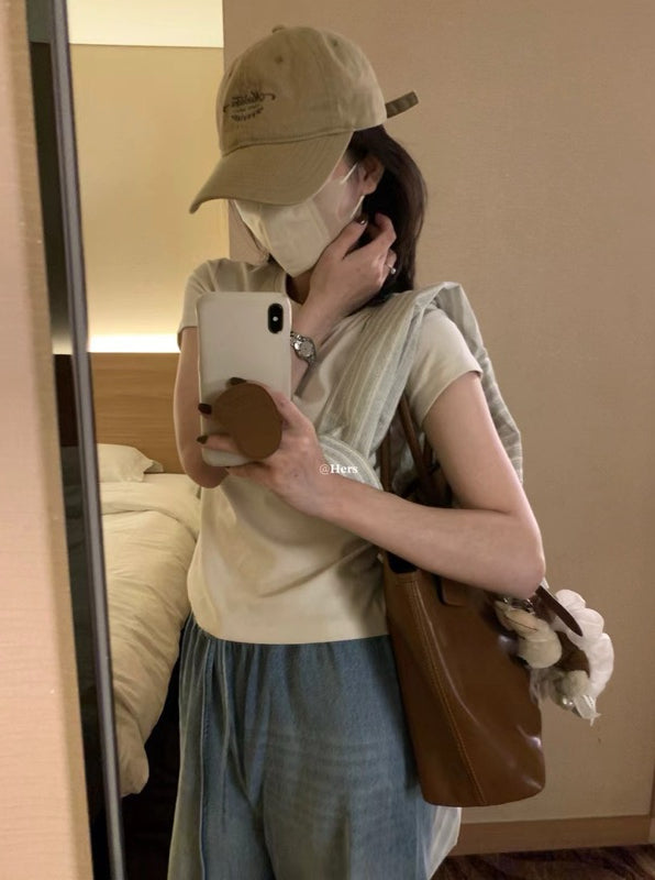 HERS> EGG正肩T 0946#