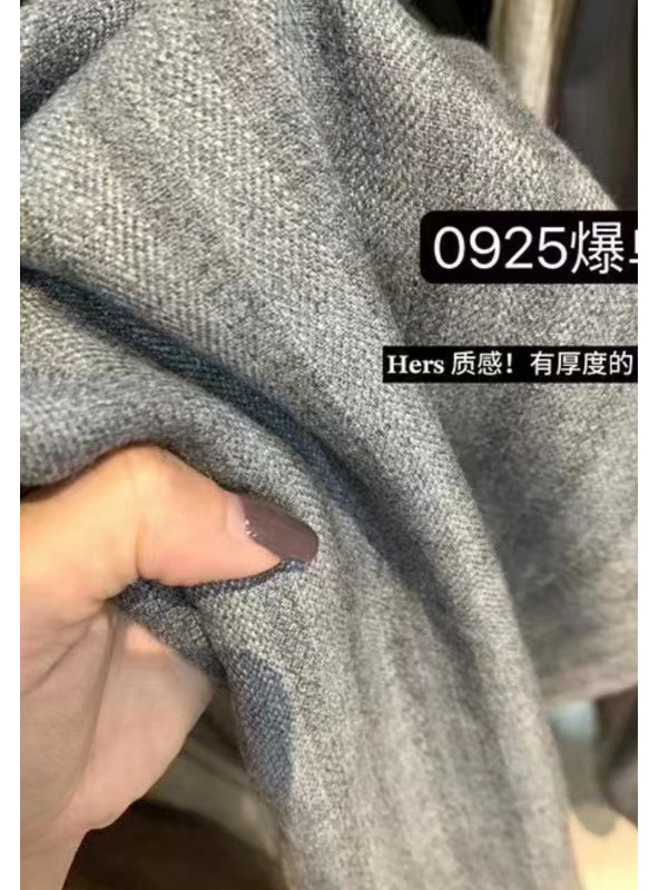 HERS> 暗紋闊腿褲 #0925#