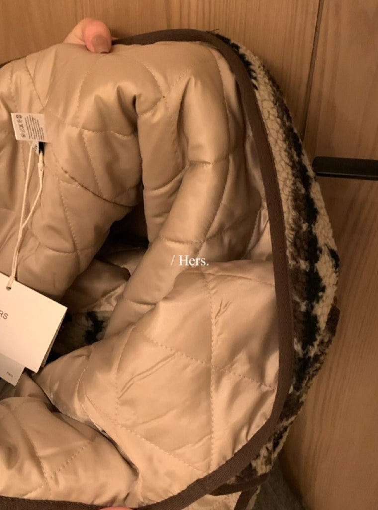 seeUbye - 費爾島搖粒絨夾棉馬甲 #