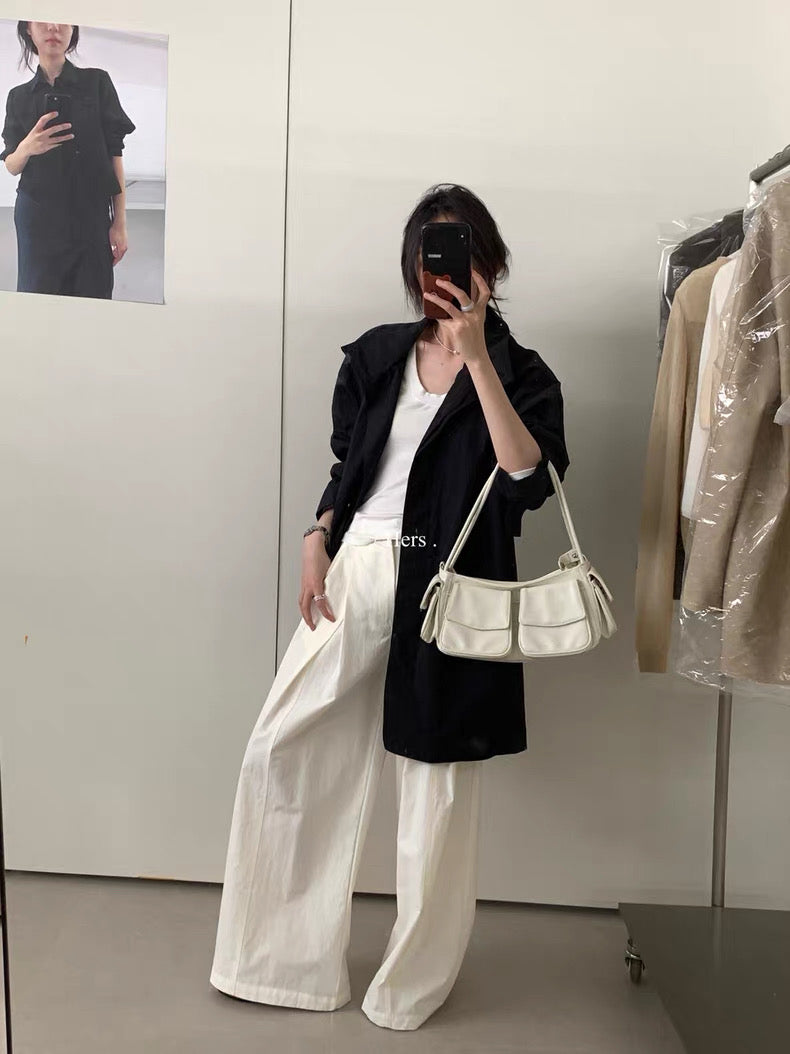 HERS> 設計感小眾休閒褲 92095#