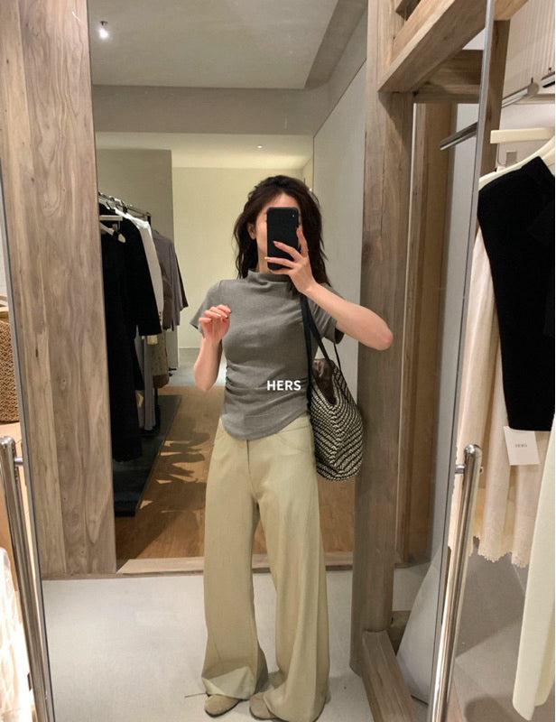 HERS> 直筒顯瘦挺版西褲 20295#