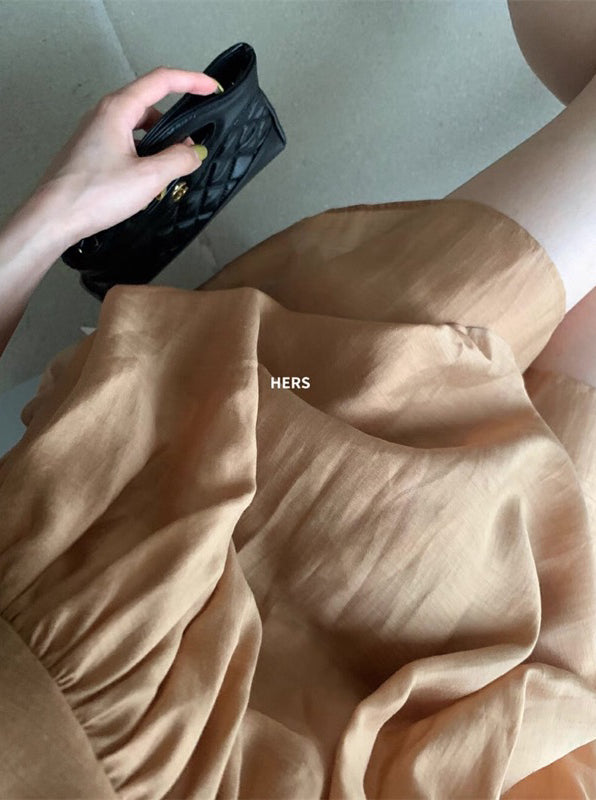 HERS> V領無袖休閒套裝 20847#