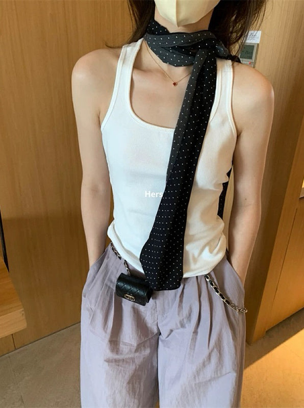 HERS> 美背蕾絲工字背心 20521#