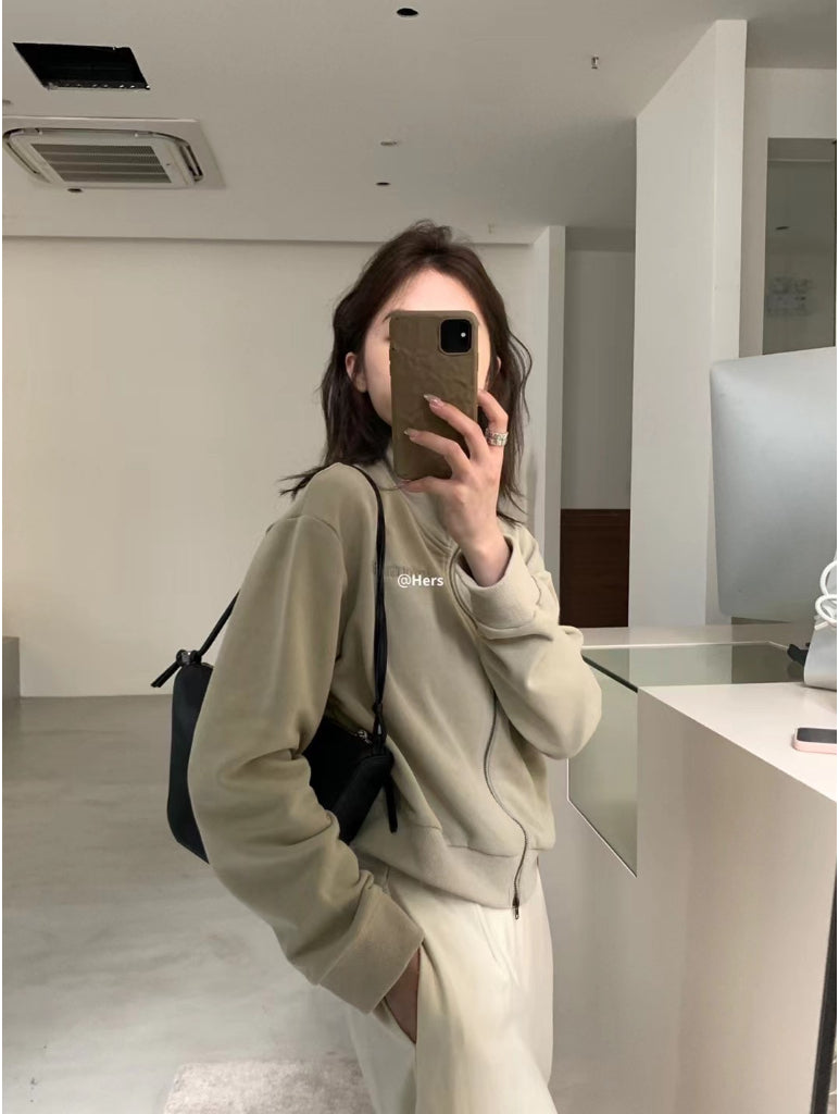 HERS>簡約棒球外套 8041#