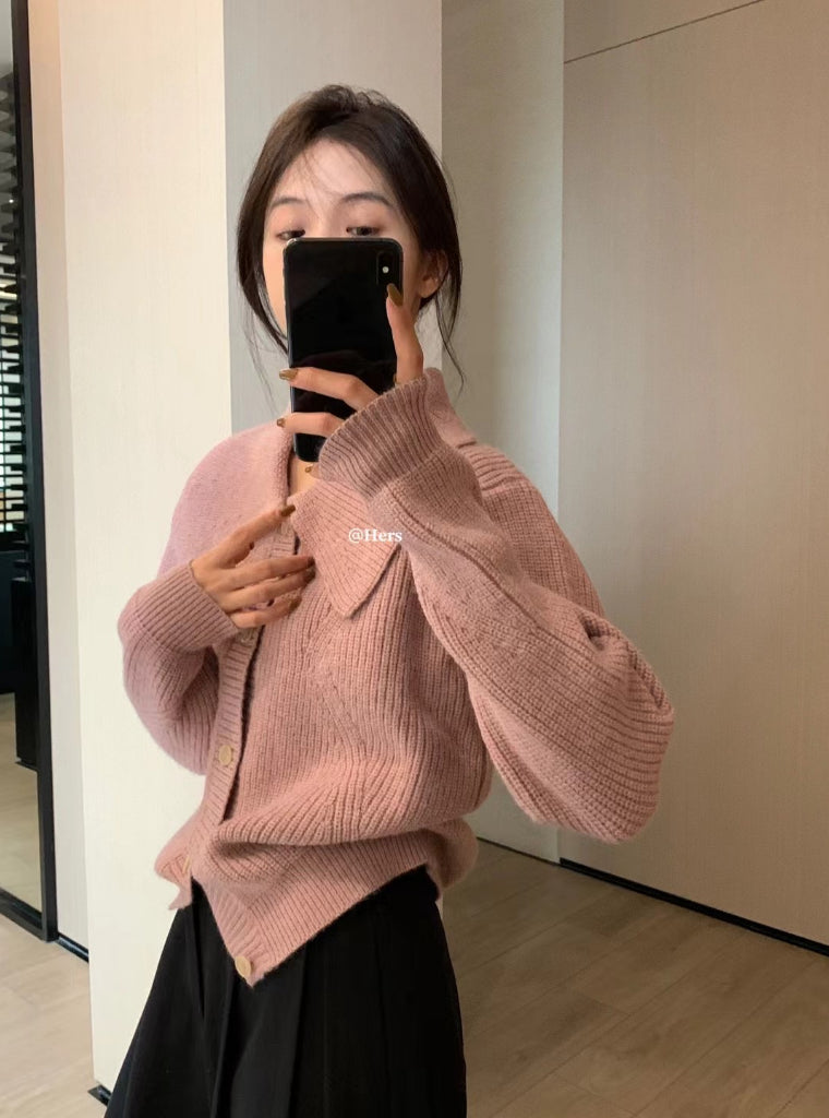 HERS>小翻領毛衣 8164#