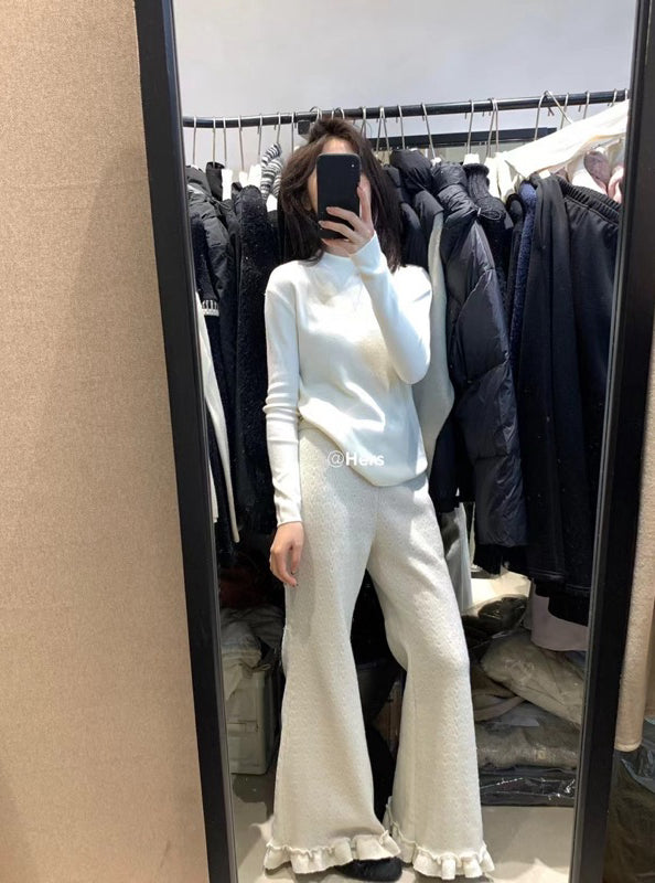 HERS> 加厚微領打底毛衣 10583#
