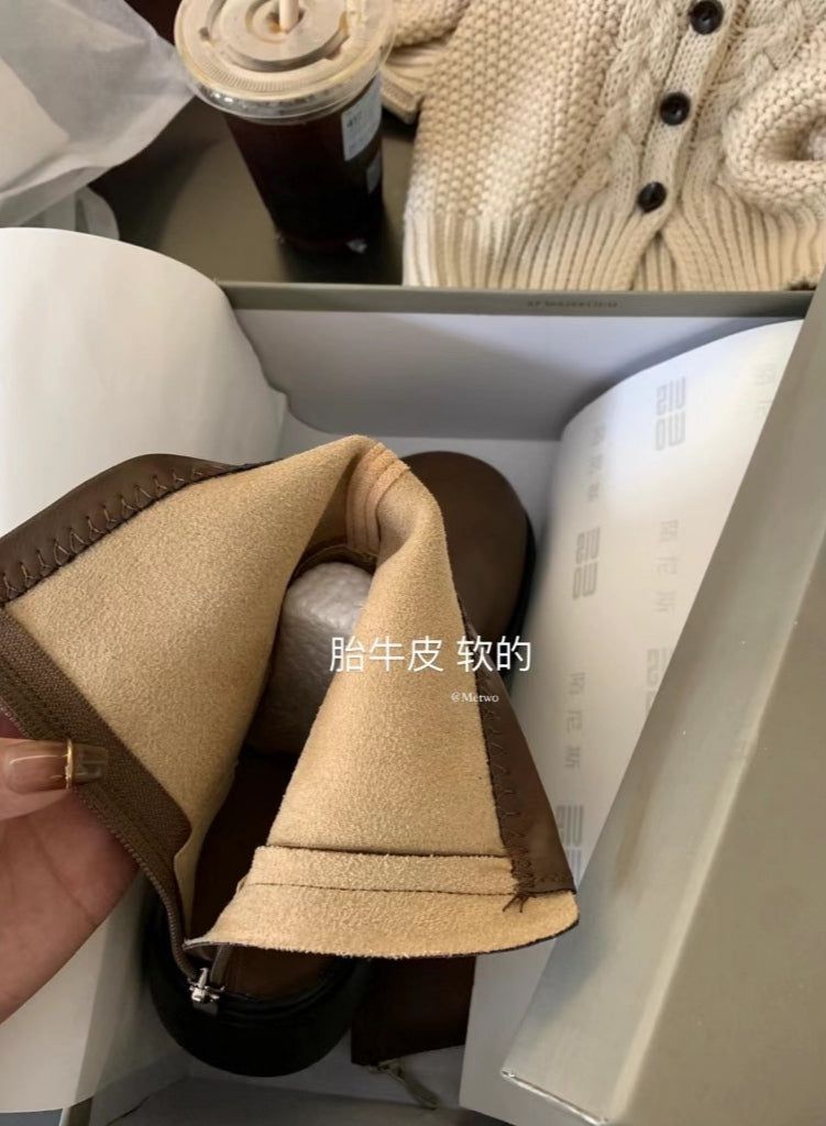 METWO>切爾西短靴(附隱形絲襪) 115#