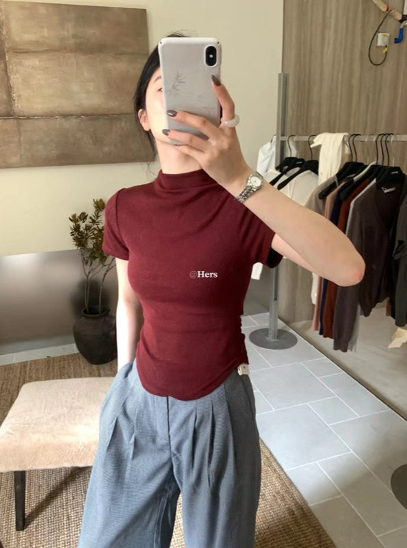 HERS>#微領扭摺T 0964#