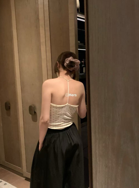 HERS> 一體式掛脖吊帶BRA背心 20576#
