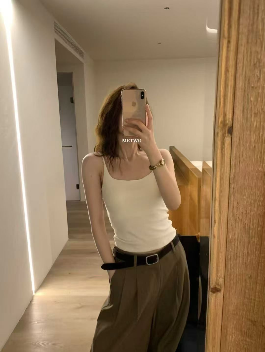 METWO - 磨毛BRA吊帶  257#