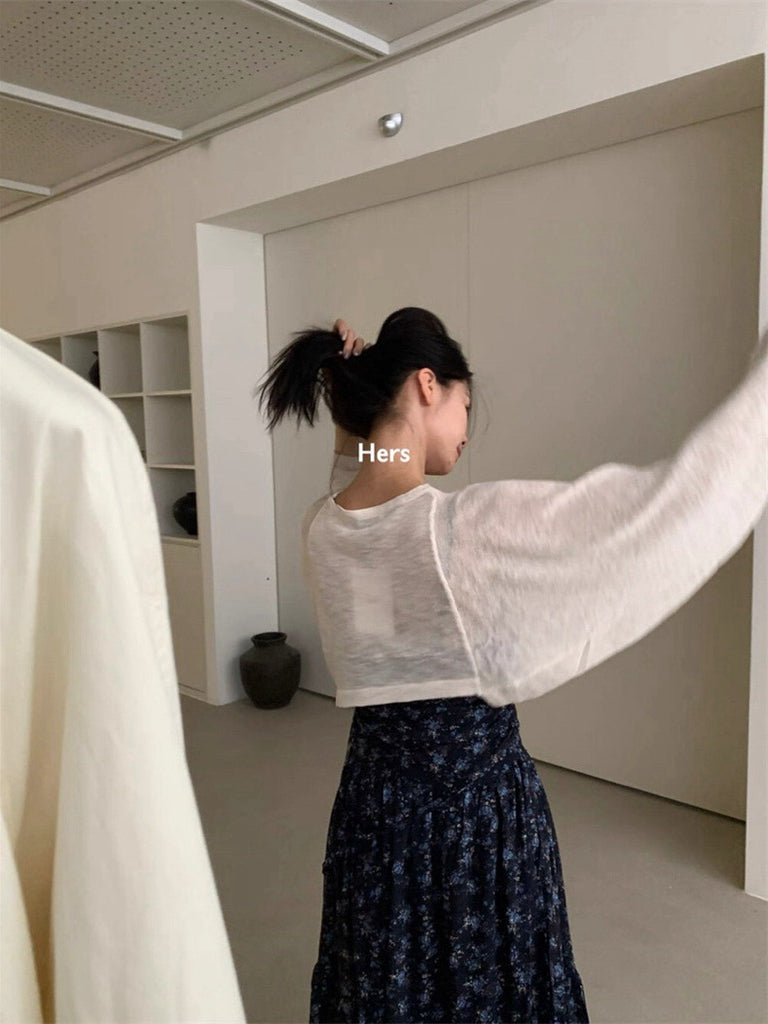 HERS> 慵懶調性防曬罩衫 21080#