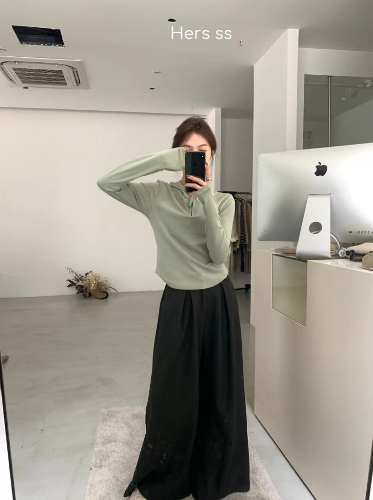 HERS>垂感休閒西裝神褲 8093#