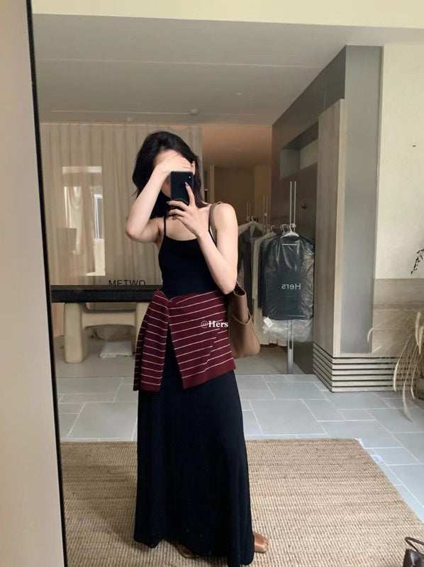 HERS> 極簡嬰兒棉吊帶裙 10027#