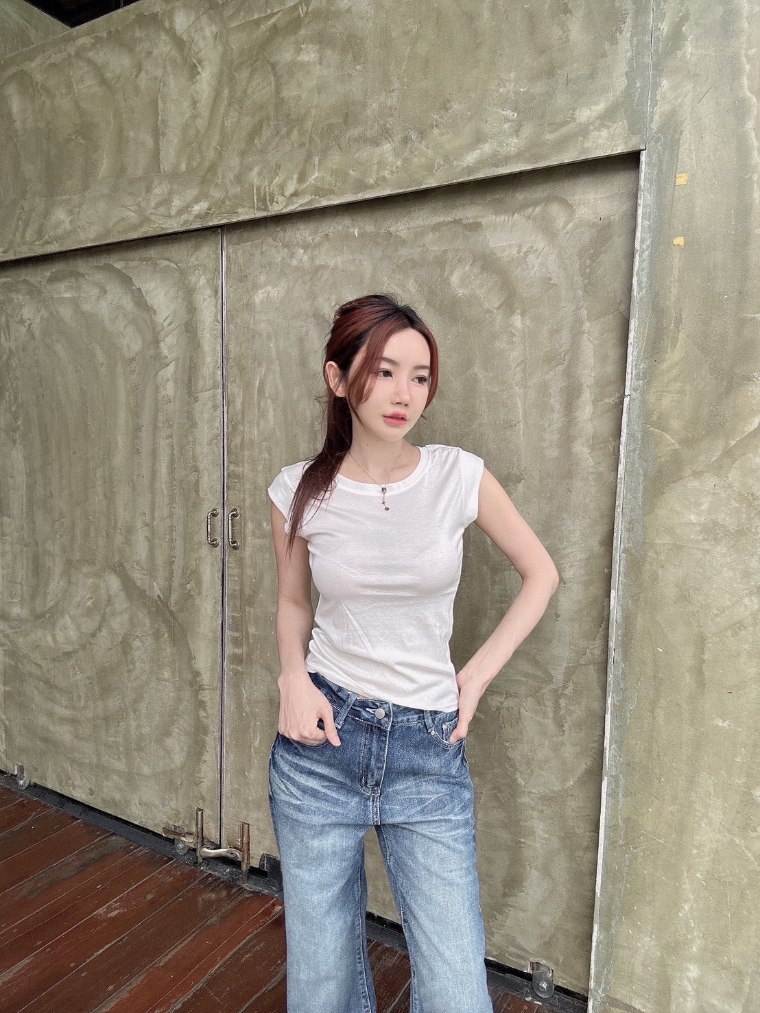 NENE> 萊賽爾天絲小飛袖T 1021#