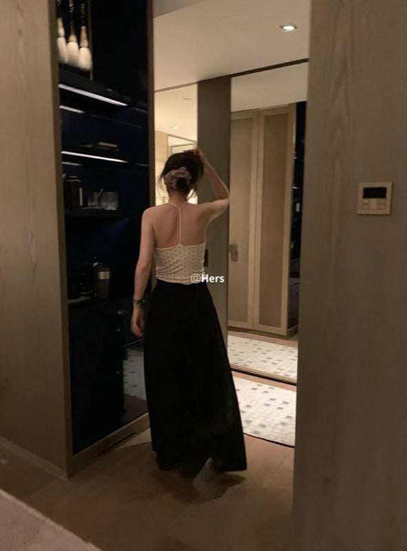 HERS> 一體式掛脖吊帶BRA背心 20576#