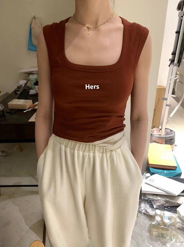 METWO>彈性棉坎肩背心11色 9225#
