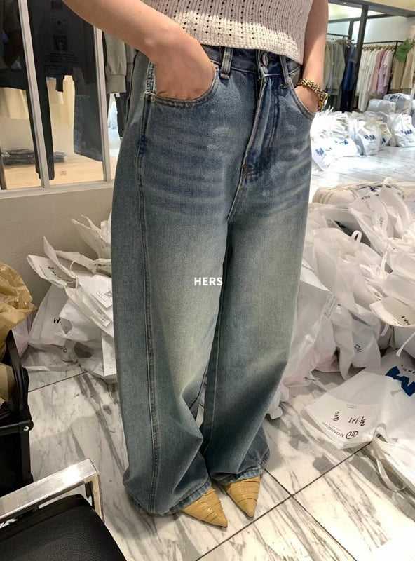 HERS> 水洗藍美式牛仔褲 20511#