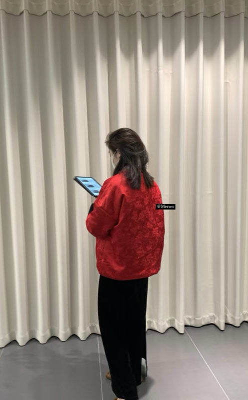 METWO> 手工兩面穿中式棉服 2101#