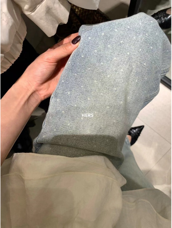HERS> 微點好版型牛仔褲 20447#