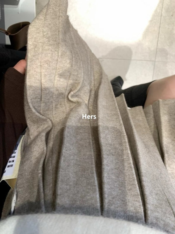 HERS> 羊絨百摺裙 #10146#