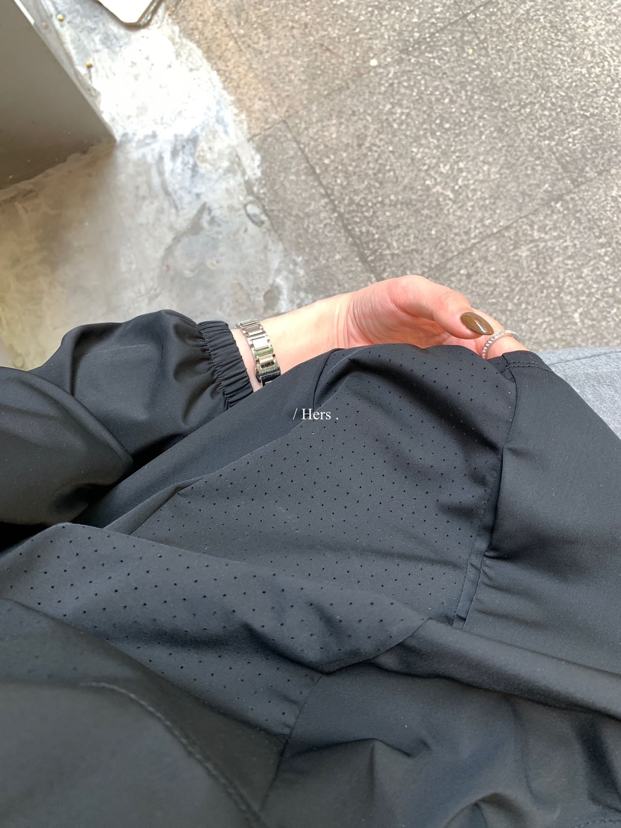 HERS - 網紗抽繩休閒防曬外套 92212#