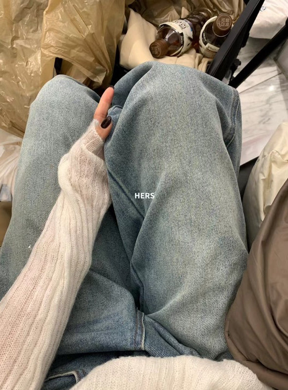 HERS> 水洗藍美式牛仔褲 20511#