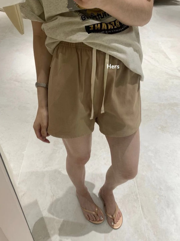 HERS> 美式棉麻短褲 9401#