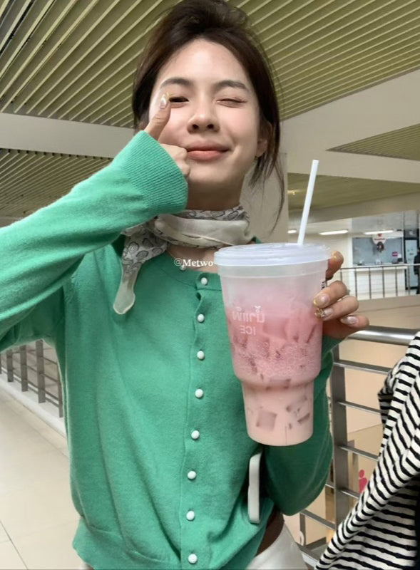 METWO> 柔感毛織開衫 8638#
