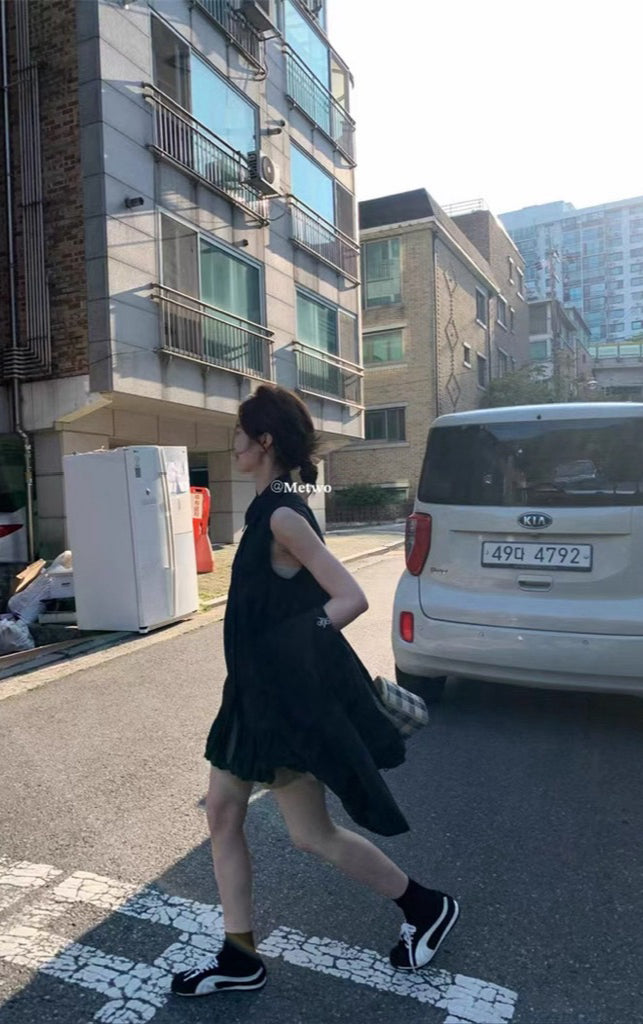METWO> 赫本日常小藍裙 8803#