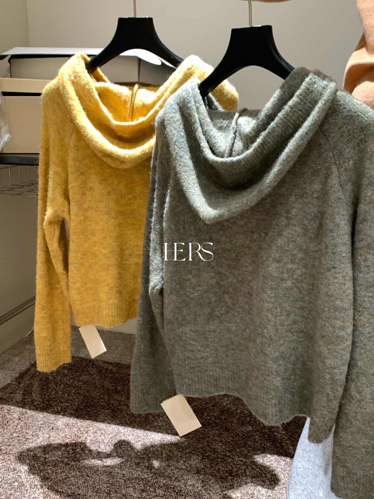 seeUbye - 雜染連帽輕毛衣 10259#