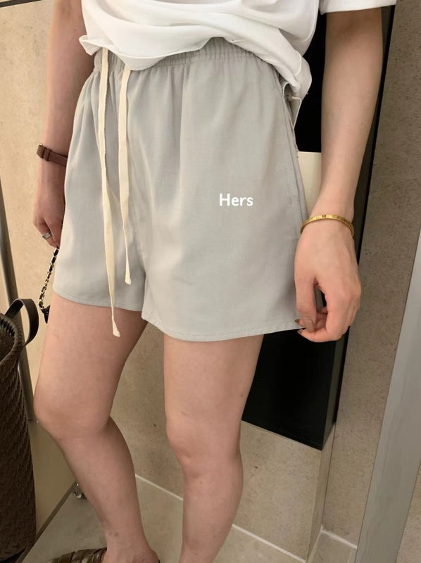 HERS> 美式棉麻短褲 9401#