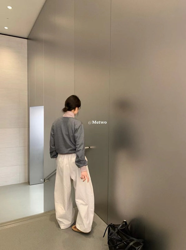 METWO> 灰拼粉棒球外套 2101#