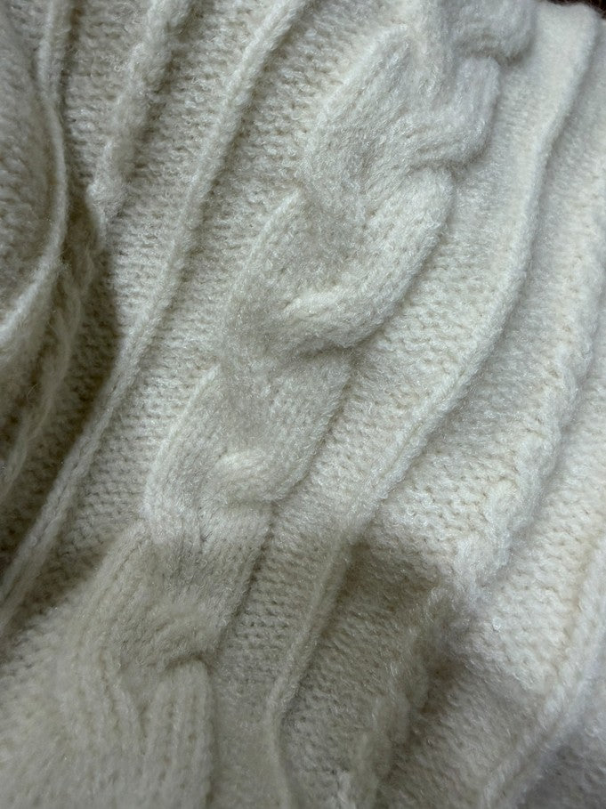 YJNN - 麻花翻領毛衣 438#