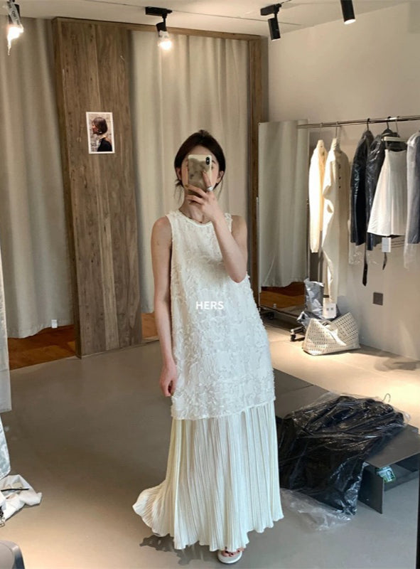 HERS> 長款貴氣連衣裙 20818#