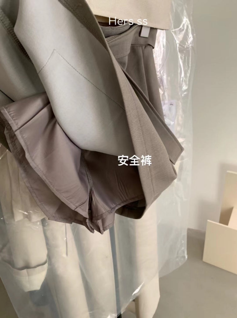 HERS>腰帶短裙 8095#