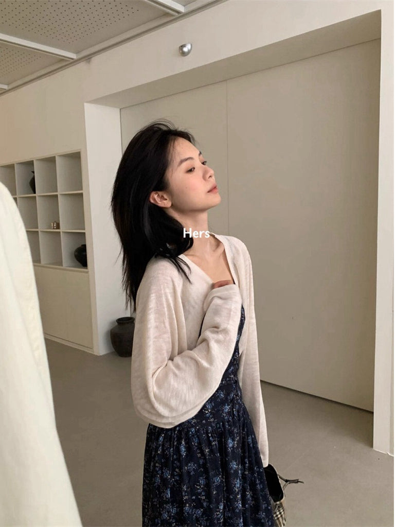 HERS> 慵懶調性防曬罩衫 21080#