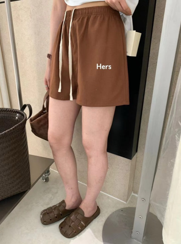HERS> 美式棉麻短褲 9401#
