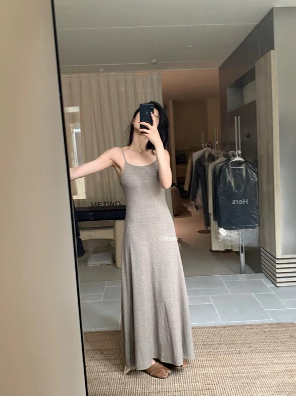 HERS> 極簡嬰兒棉吊帶裙 10027#