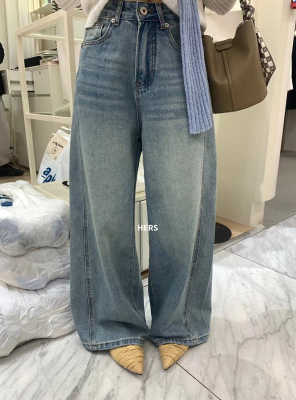 HERS> 水洗藍美式牛仔褲 20511#
