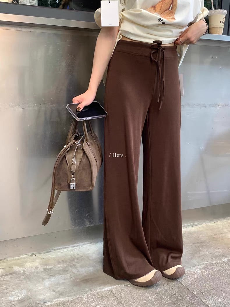HERS> 簡約中古感慵懶休閒褲 92210#