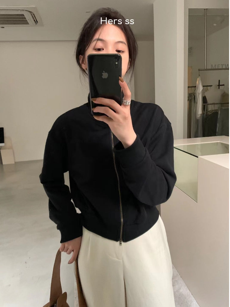 HERS>簡約棒球外套 8041#