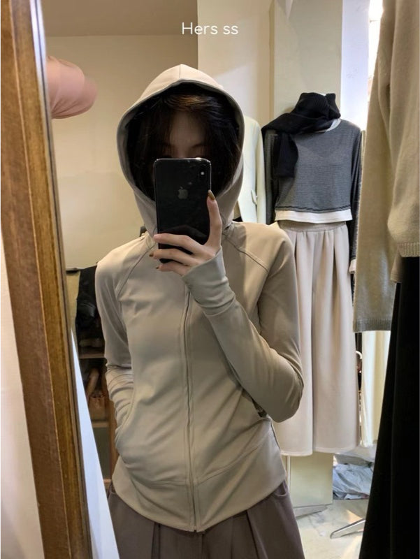 HERS> 磨毛防風外套3色 8142#