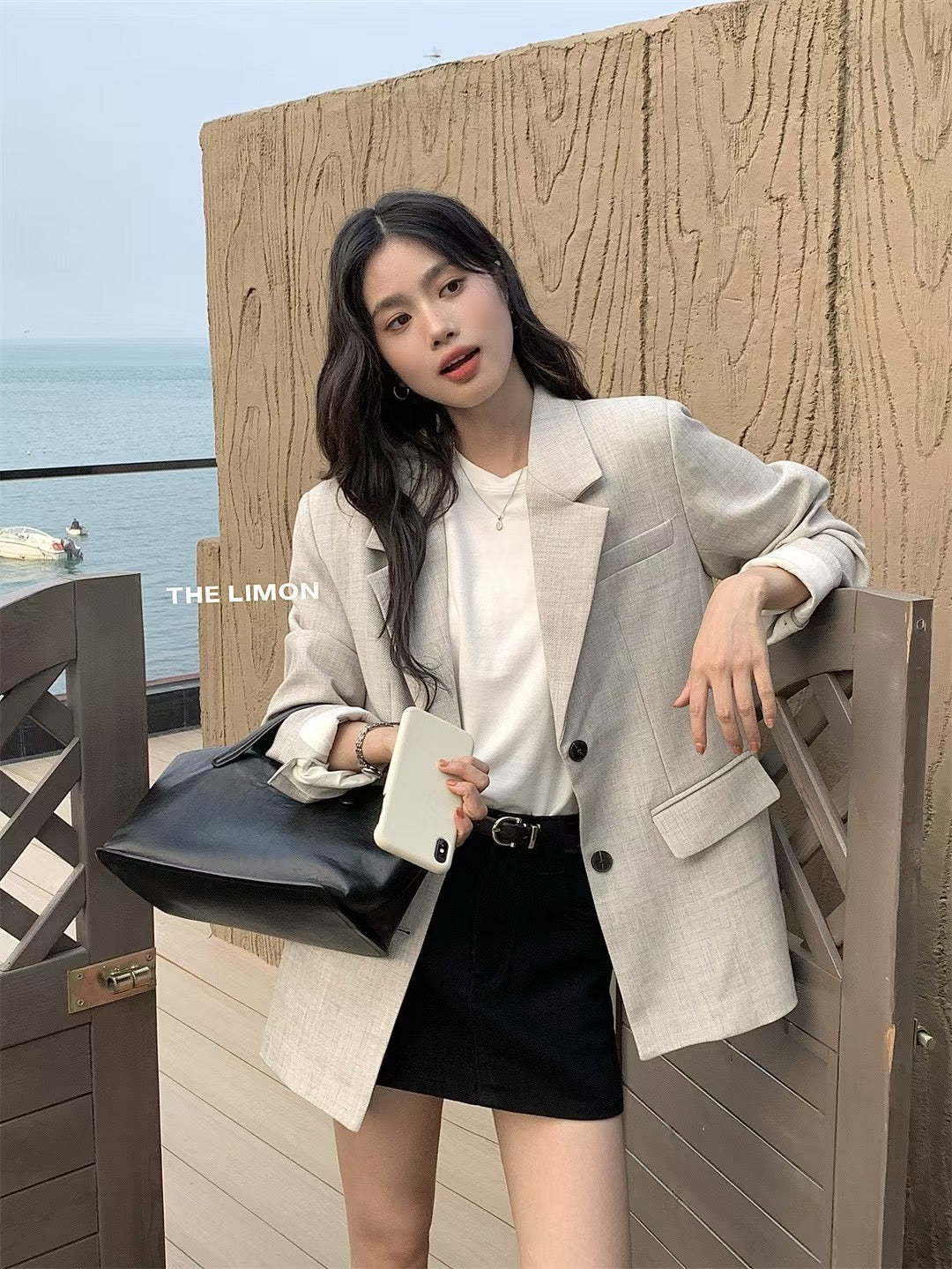 LEMON> 西裝外套搭配今天是韓劇女主 8226#