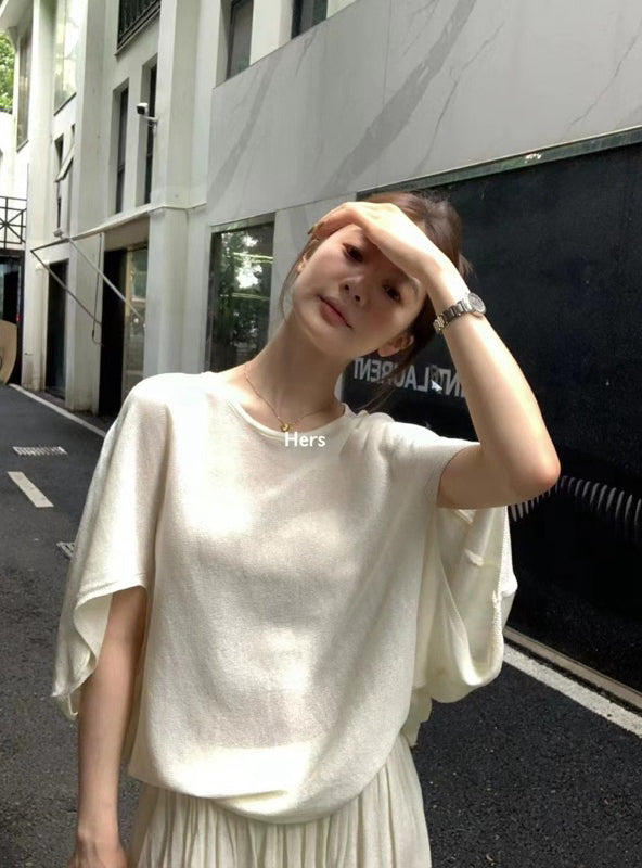 HERS> 蝙蝠袖針織套裝 20952#