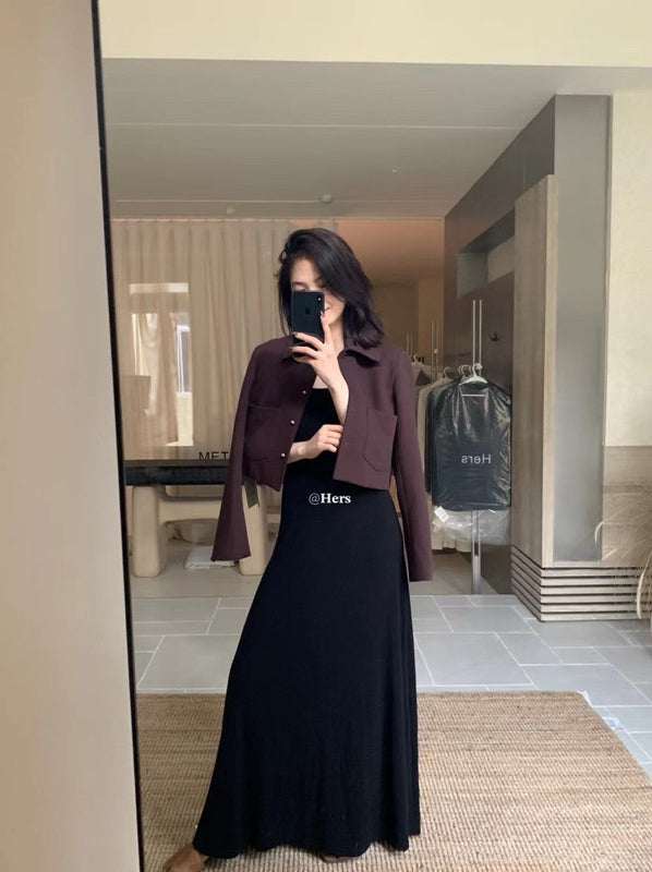 HERS> 極簡嬰兒棉吊帶裙 10027#