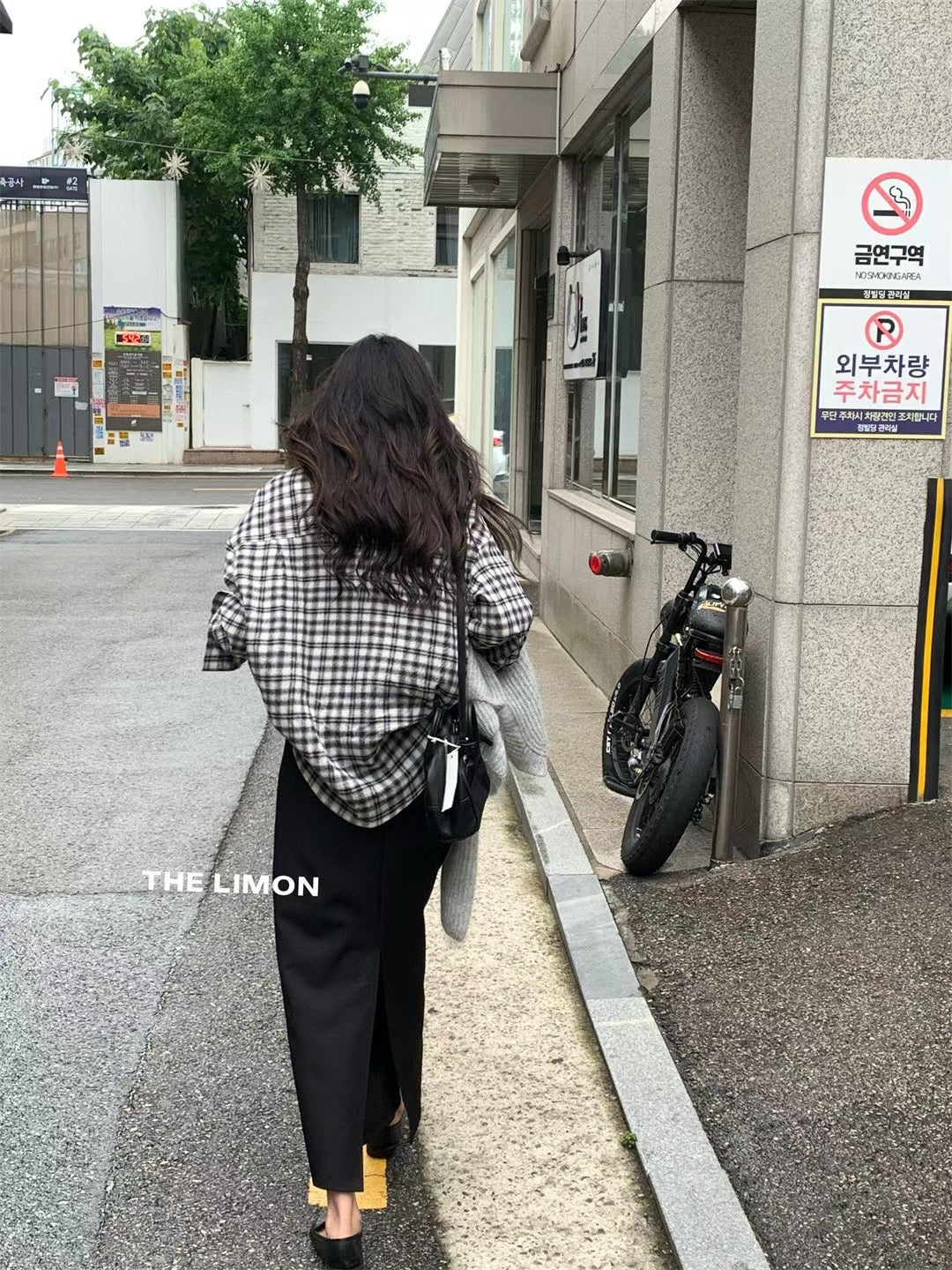 THE LEMON> 3色格紋襯衫 9005#